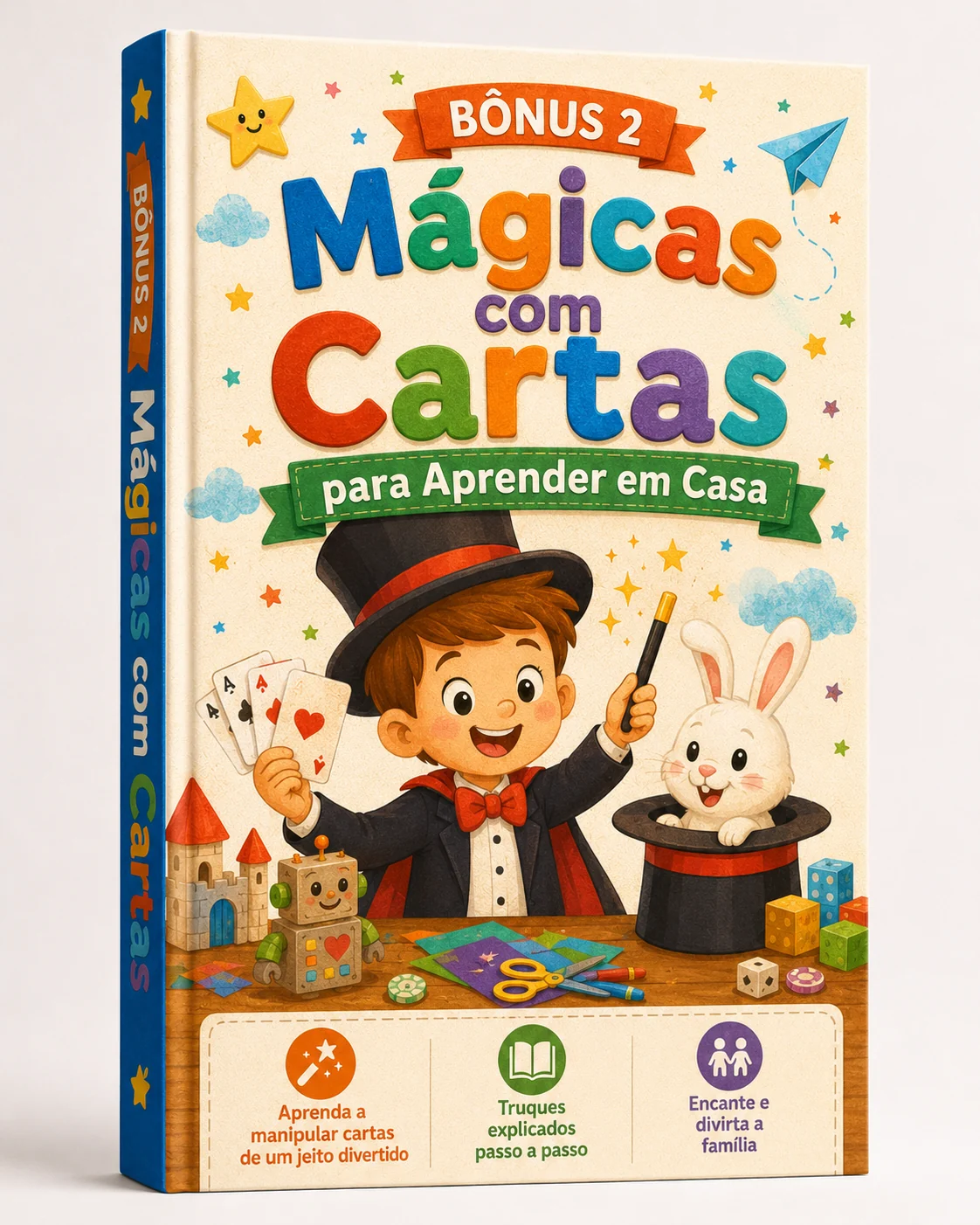 Bônus 2 - Mágicas com cartas para aprender em casa